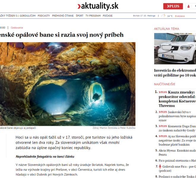 Slovenské opálové bane si razia svoj nový príbeh